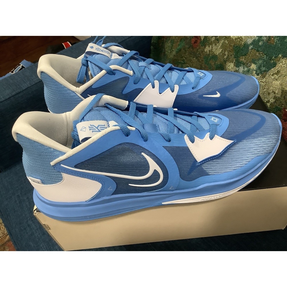 Men's NIKE KYRIE LOW 5 TB PROMO  "Carolina Blue" - Size 18 -  #DX6651-402 - NIB